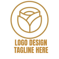 White Modern & Minimal Logo Design Logo template