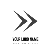 White Modern & Minimal Logo Design Logo โลโก้ template