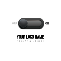 White Modern & Minimal Logo Design Logo template