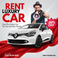 Bianco Luxury Car Rental Message Instagram Template