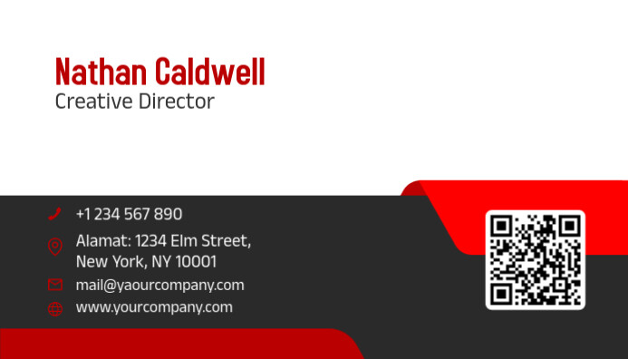 White Modern & Minimal Luxury Name Business Card นามบัตร template