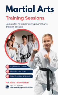 White Modern & Minimal Martial Arts Training Sessions Us Legal template