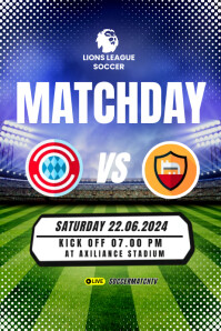 Matchday Poster Template | PosterMyWall
