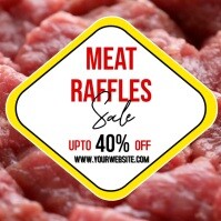 Meat Raffle Vector meat raffle Template | PosterMyWall