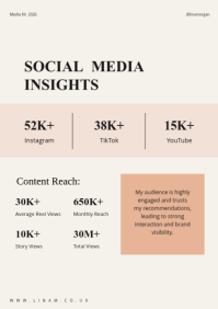 White Media Kit A4 Template - Page 3