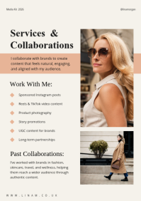 White Media Kit A4 Template - Page 4