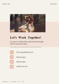 White Media Kit A4 Template - Page 5