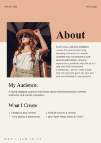 White Media Kit A4 Template - Page 2