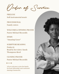 White Memorial Service Instagram Portrait Template - Page 3