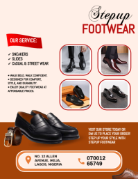 Biały Footwear Promotion Flyer Template