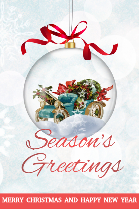 White Modern & Minimal Merry Christmas And Happy New Year 2025,2026 ...