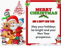 White Modern & Minimal Merry Christmas  Yard Sign template
