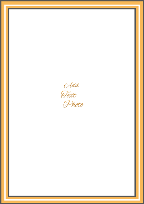 White Modern & Minimal Minimalist Photo Poster A4 Template | PosterMyWall