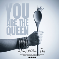 White Modern & Minimal Mother's Day Celebration Instagram Post template