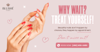 White Nail Salon Appointment auf Facebook geteiltes Bild Template - Page 2