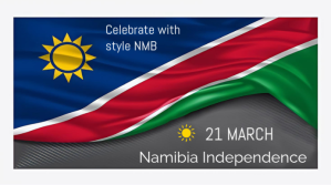 White Modern & Minimal Namibia Independence Day Celebration YouTube Thumbnail YouTube-miniature template