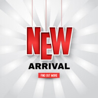 White New Arrival Announcement Instagram Post Template