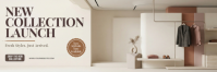 Blanco New Collection Launch Twitter-Kopfzeile Template