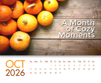 Hvid October Calendar Umugqa Ophakathi Template