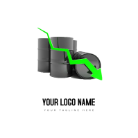 Biały Oil Market Trends Logo Template