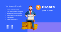 White Online Store Setup Gedeelde afbeelding op Facebook Template - Page 3
