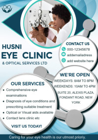 White Modern & Minimal Patient Promotion Flyer  Healthcare Marketing  Clinic Promotion A4 template