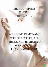 White Modern & Minimal Pentecost Sunday Template A6