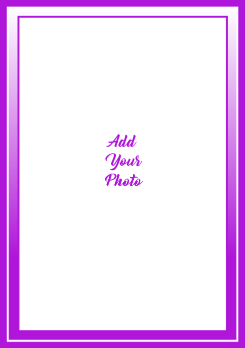 White Modern & Minimal Photo Placeholder A3 Template | PosterMyWall