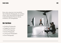 White Photography Portfolio A3 Template - Page 2