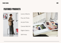 White Photography Portfolio A3 Template - Page 4