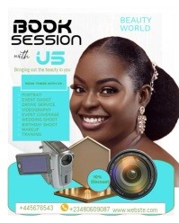 White Modern & Minimal Photography Studio Flyer  Instagram Portrait template
