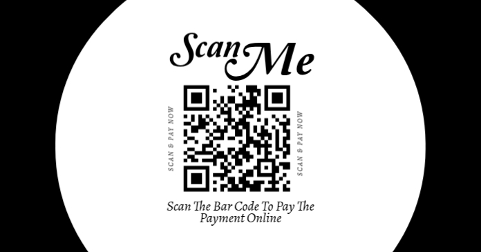 Plantilla de White Modern & Minimal QR Code Payment Facebook Shared ...