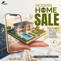 Blanco Real Estate Promotion Iphosti le-Instagram Template