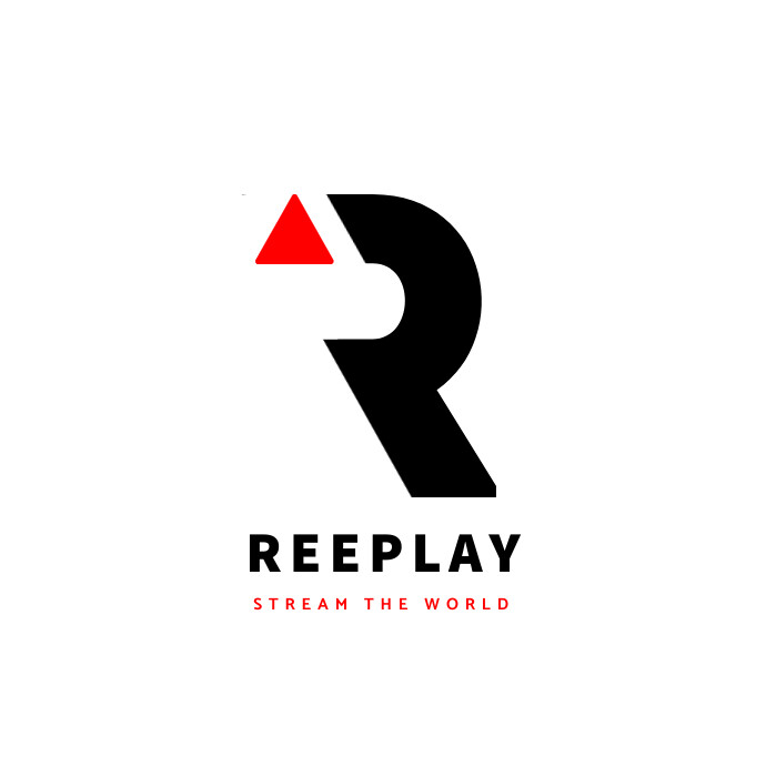 White Modern & Minimal Red and blackletter R Logo template