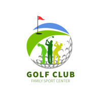 Blanco Golf Club Logo Logotipo Template
