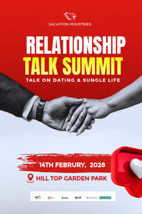 Copy of White Modern & Minimal Relationship Talk Poster | PosterMyWall