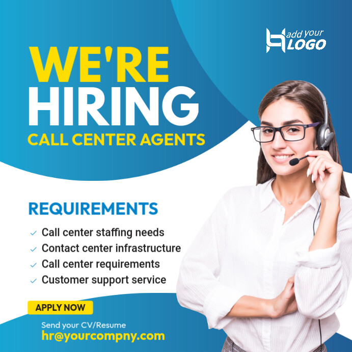 White Modern & Minimal Remote & Onsite Tech Support Hiring Template Instagram Post