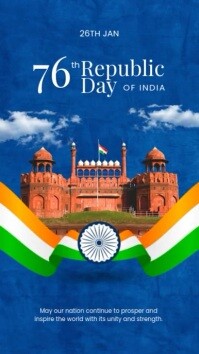 Blu Republic Day of India Instagram Reel Template