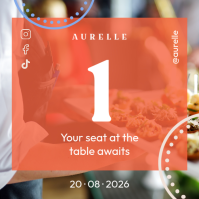白色 Restaurant Grand Opening Post Instagram Template - Page 5