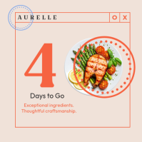 白色 Restaurant Grand Opening Post Instagram Template - Page 2