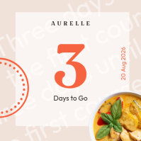 白色 Restaurant Grand Opening Post Instagram Template - Page 3