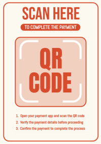 Scan here, qr code Template | PosterMyWall