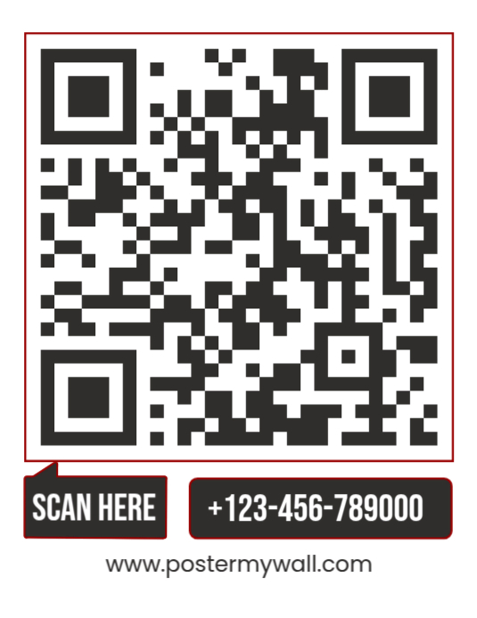 White Modern & Minimal Scan Qr Code For Payment Flyer (us Letter) Volante (Carta US) template