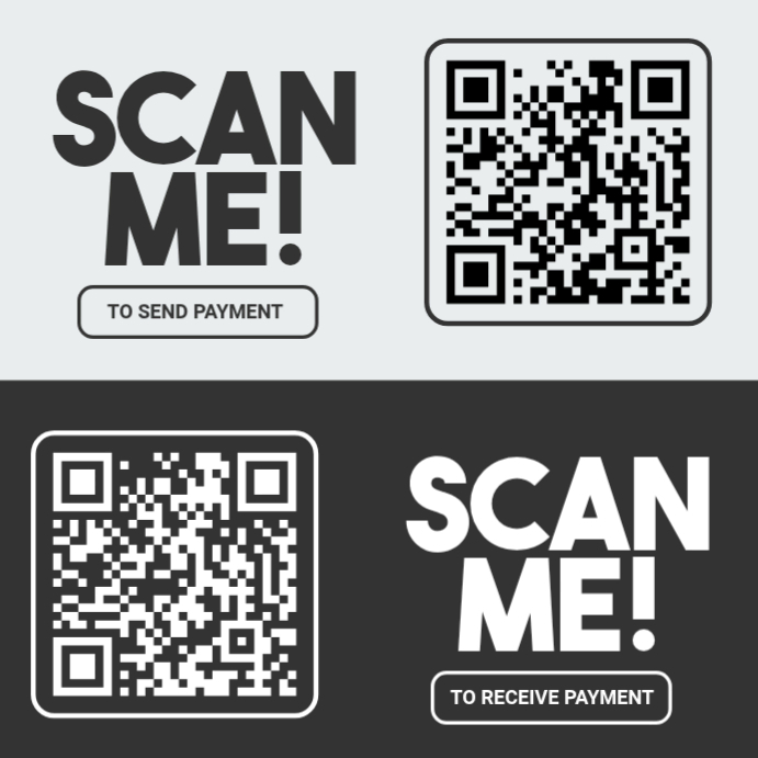 White Modern & Minimal Scan Qr Code Instagram Post Template | PosterMyWall