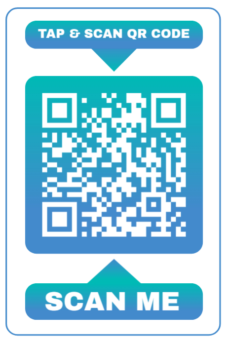 White Modern & Minimal Scan Qr Code Poster template