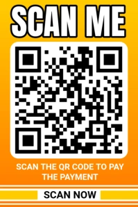 White Modern & Minimal Scan Qr Code Tumblr Graphic template