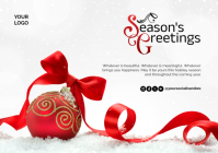 White Modern & Minimal Seasons  A5 template