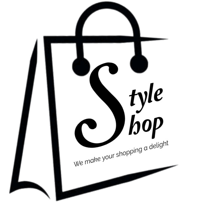 White Modern & Minimal Shopping Store Supermarket Logo Template ...