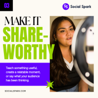 White Social Media Marketing Quadrat Template - Page 3