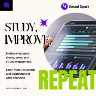 White Social Media Marketing Quadrat Template - Page 5